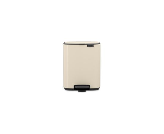 BRABANTIA atkritumu tvertne ar pedāli, 7L, Soft Beige - 237928