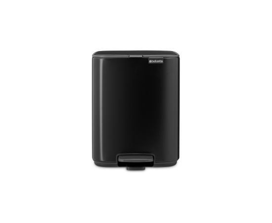 BRABANTIA atkritumu tvertne ar pedāli, 7L, Matt black - 237867