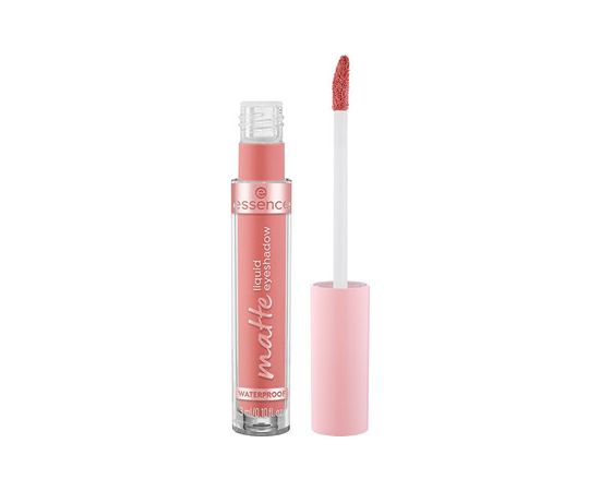 Essence Matte Waterproof Liquid Eyeshadow - Voděodolné tekuté oční stíny 3 ml 03 Peach Pop