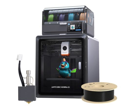 Drukarka 3D Anycubic Kobra S1 Combo + Hotend + Filament gratis