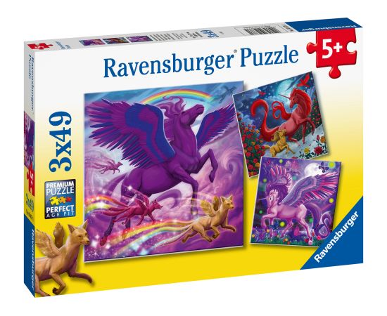 Ravensburger puzzle 3x49 pc Mythical Grandeur