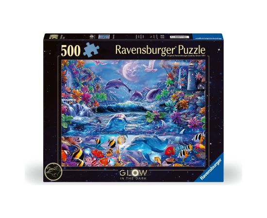 Ravensburger Glow In The Dark Puzzle 500 Pieces: Moonlit Magic