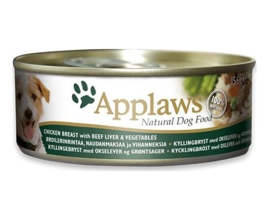 Applaws Applaws Pies kura, wątroba wołowa i warzywa puszka 156g uniwersalny