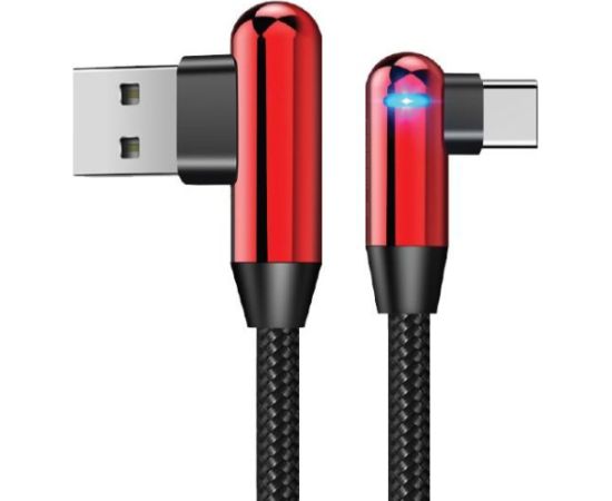 Evelatus -  Type-C Data Cable TPC05 L-Shape Red