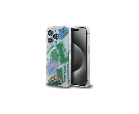 Lacoste LCHMP15LUPAN Hard Case Double Layer Patch priekš iPhone 15 Pro