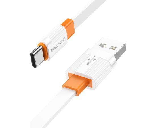 OEM Borofone Cable BX89 Union - USB to Type C - 3A 1 metre white-orange