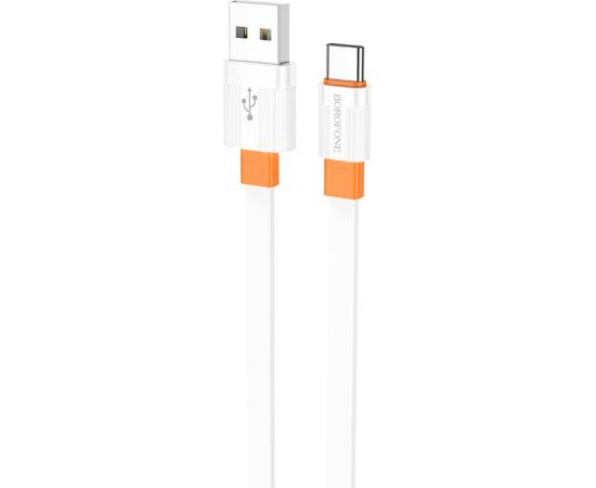 OEM Borofone Cable BX89 Union - USB to Type C - 3A 1 metre white-orange