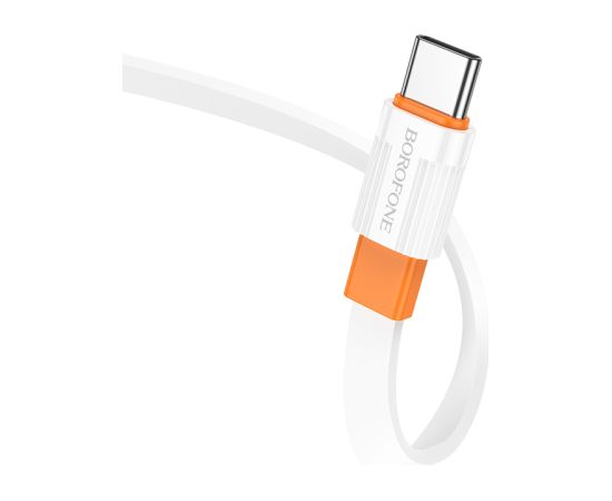 OEM Borofone Cable BX89 Union - USB to Type C - 3A 1 metre white-orange