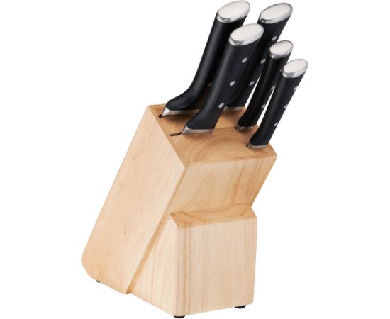 Nažu komplekts Tefal Nerūsējošā tērauda + koka bloks