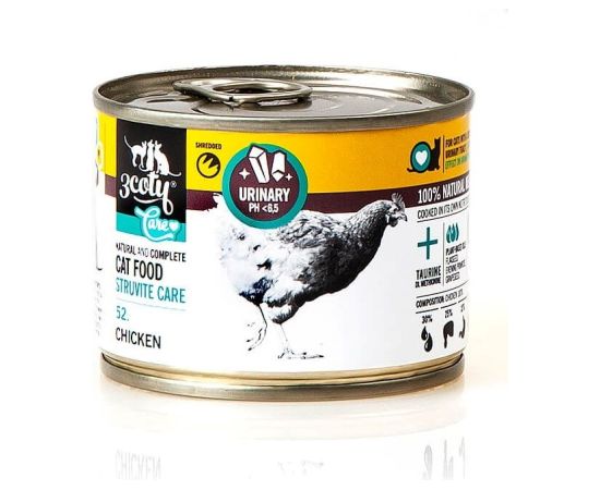 3Coty CHICKEN Struvite Care sensitive urinary 180g
