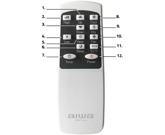 Aiwa AIWA-PAC10Y2 Portable Air Conditioner