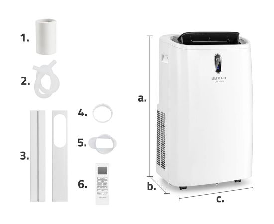 Aiwa AIWA-PAC16Y2 Portable Air Conditioner