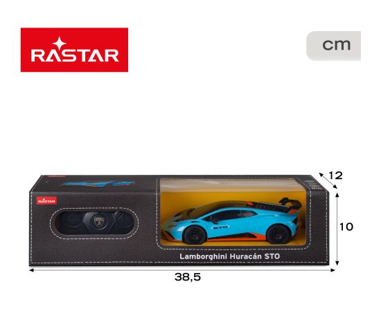 Rastar Радиоуправляемая машина LAMBORGHINI HURACAN STO 1:24 6 напр. , батарейки, 6+ CB46987