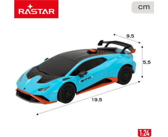 Rastar Радиоуправляемая машина LAMBORGHINI HURACAN STO 1:24 6 напр. , батарейки, 6+ CB46987