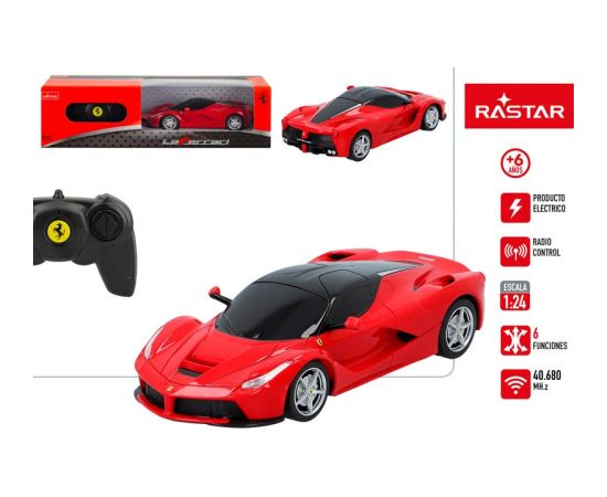 Rastar Радиоуправляемая машина  Ferrari Laferari 1:24 6 напр. , батарейки, 6+ CB41153
