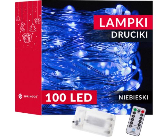 Елочные гирлянды на батарейках Springos CL0103 9,9 м