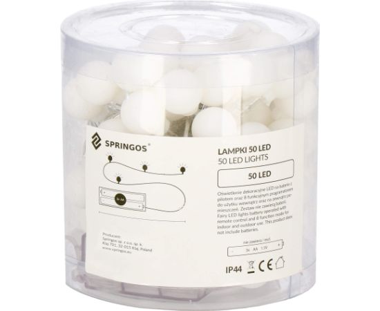 Lampiņas Springos CL0176 50 Led