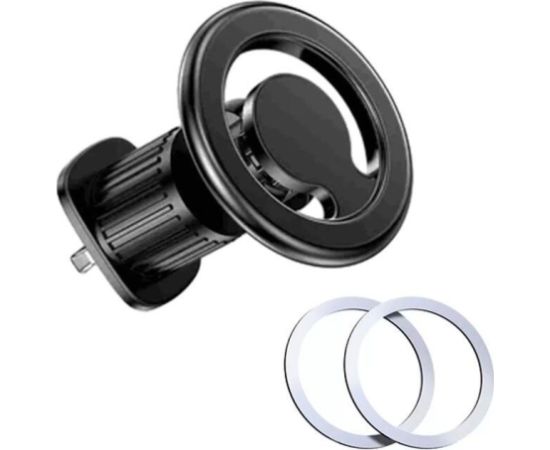 iWear Universal  C61 Metal Car Air Vent Screw Fix Universal Magnetic magsafe Ring size Smartphone adjustable holder Black