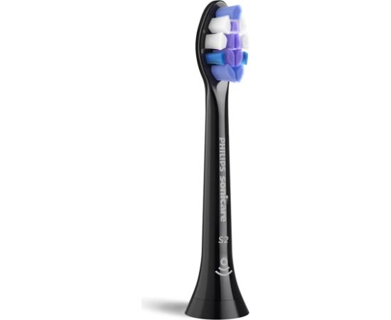 Philips Sonicare S2 HX6056/88 Sensitive zobu birstes uzgalis, 6 gab, melns