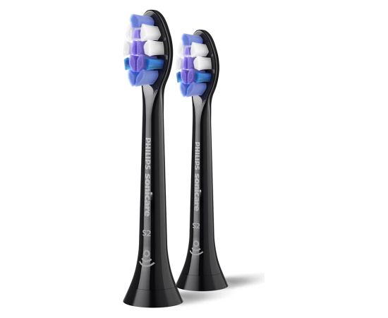 Philips Sonicare HX6052/88 Sensitive Standarta Sonic zobu birstes uzgalis, 2gab, melns