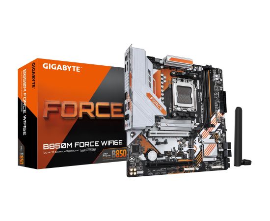 Mainboard GIGABYTE AMD B850 SAM5 Micro-ATX Memory DDR5 Memory slots 2 B850MFORCEWF6E