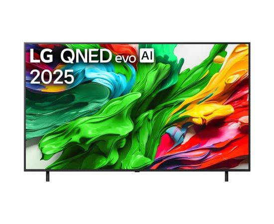 TV Set LG 75" 4K/Smart 3840x2160 Wireless LAN Bluetooth webOS Black 75QNED87A3B