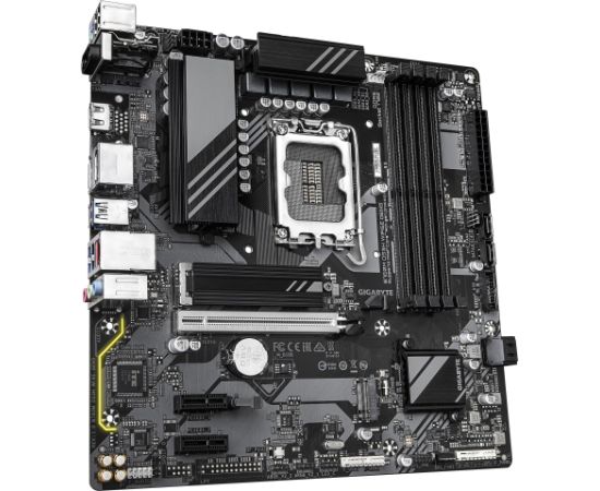 Mainboard GIGABYTE Intel B760 Express LGA1700 Micro-ATX Memory DDR5 Memory slots 4 B760MDS3HWF6EGEN5 Материнские платы
