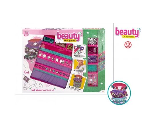 Rokdarbu komplekts rokassprādžu izgatavošanai Beauty Fashion Girls 3+ CB49768