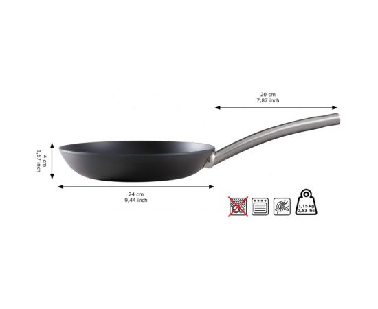 Skottsberg oglekļa tērauda panna 24cm