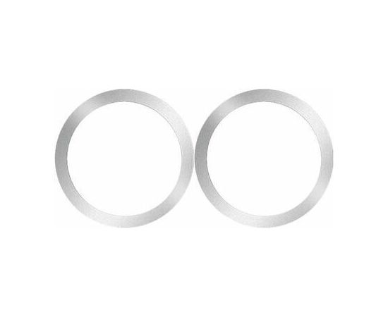 iLike   MG2 Sticky 3M Metal Plate 2in1 set - 2x Magsafe Ring 55*45mm for Smartphone Cases Black