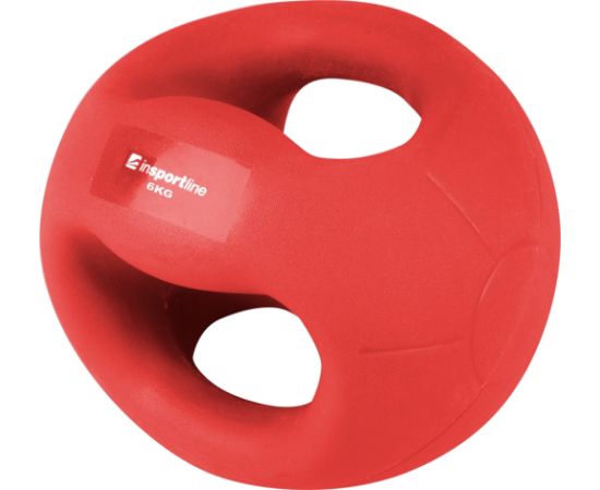 Medicīnas bumba ar rokturiem inSPORTline GrabMe 6kg