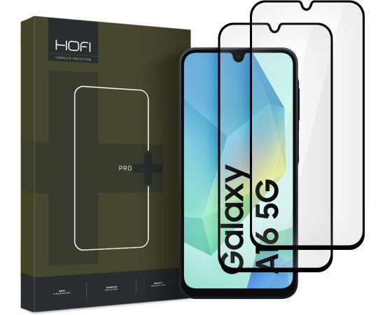 ЗАКАЛЕННОЕ СТЕКЛО HOFI GLASS PRO+ 2 ШТ. GALAXY A16 4G | 5G ЧЕРНЫЙ