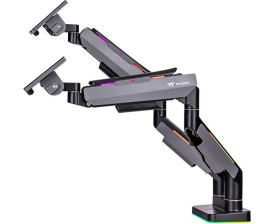 Thermaltake Dual RGB Gaming Monitor Arm, monitor mount (black, for monitors 17" - 35")