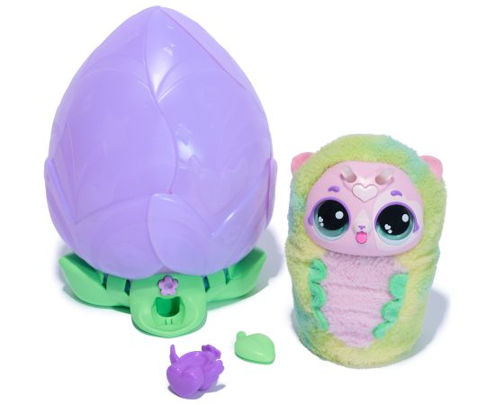 HATCHIMALS Alive interaktīvā rotaļlieta Bloom Surprise Puppyfly