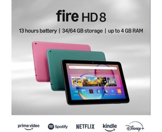 Amazon Fire HD8 (2024)  3GB/32GB  Black