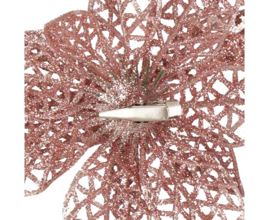 Новогоднее украшение "Poinsettia" Springos CA0724 11x11 см