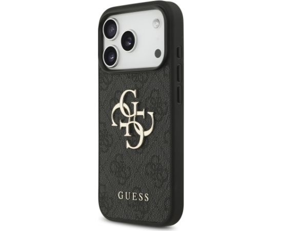 Guess PU 4G Metal Logo Strap Case Чехол для Apple iPhone 17 Pro
