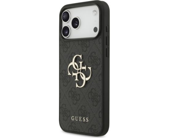 Guess PU 4G Metal Logo Strap Case Чехол для Apple iPhone 17 Pro Max