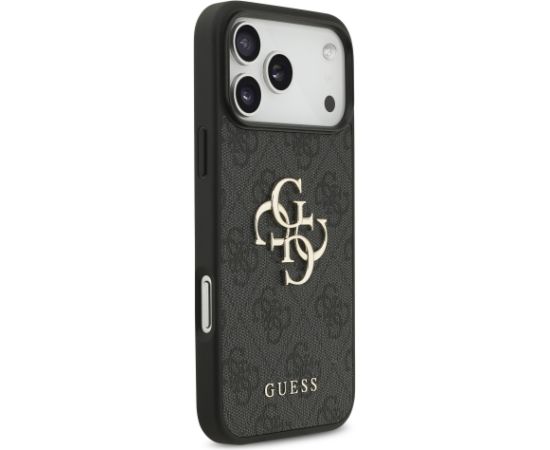 Guess PU 4G Metal Logo Strap Case Чехол для Apple iPhone 17 Pro Max