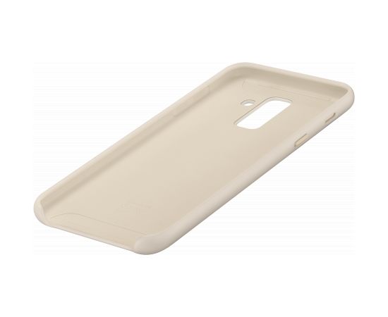 Samsung Galaxy A6 + plus 2018. Dual Layer Case  Gold (Ir veikalā)