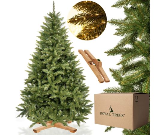 Mākslīgā Ziemassvētku eglīte Premium Royal Trees, Kaukāza egle, ar koka statīvu Springos CT0186 180 cm