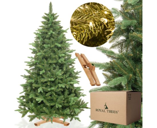 Искусственная елка Premium Royal Trees Пихта сибирская на деревянной подставке Springos CT0182 180 см