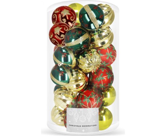 Новогодние игрушки для елки Springos CA1162 6 СМ 30 шт.  Eglīšu rotājumi