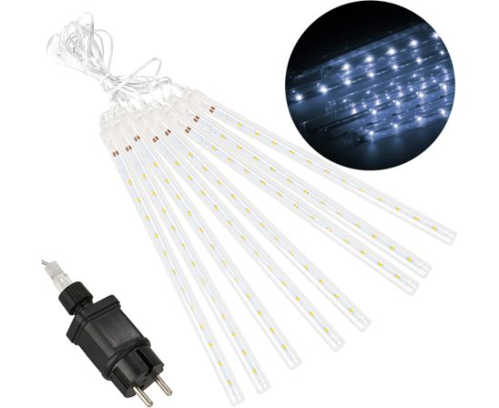 Meteoru lampiņu virtene Springos CL4140, 288 LED, auksti balta gaisma, IP44