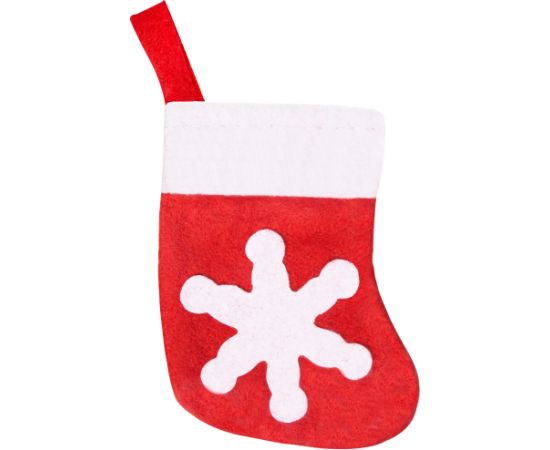 Galda piederumu Ziemassvētku zeķe Springos CA0607 9,5x15cm 3gab