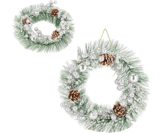 Ziemassvētku dekorācija Vainags Springos CA1023 22cm Ziemassvētku dekorācijas