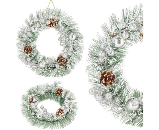 Ziemassvētku dekorācija Vainags Springos CA1023 22cm Ziemassvētku dekorācijas