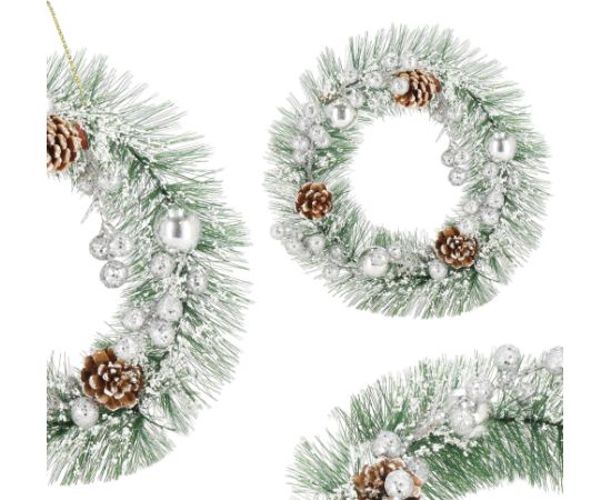 Ziemassvētku dekorācija Vainags Springos CA1023 22cm Ziemassvētku dekorācijas