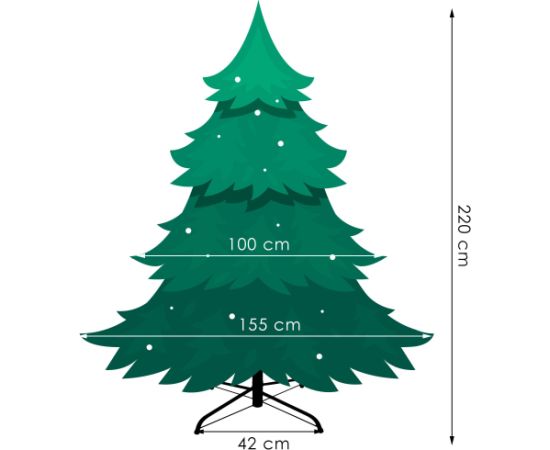 Ziemassvētku eglīte Springos CT0160  220cm