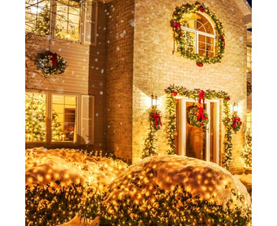 Ziemassvētku lampiņas Springos CL4110 144 Led 2 x 2 m